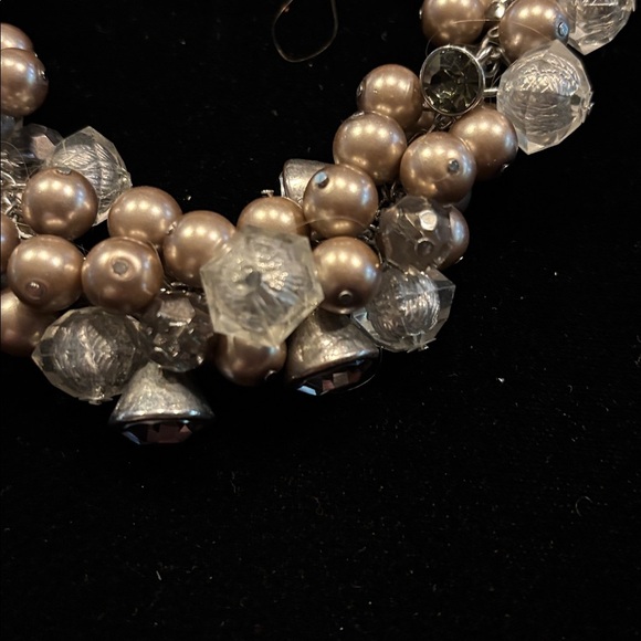 White House Black Market Pearl and Crystal Necklace - Picture 3 of 3